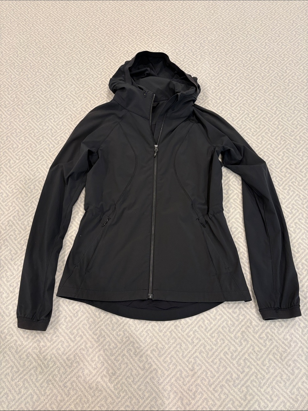Black Women's Hooded Lululemon Jacket
